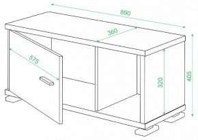 Тумба комбинированная Домино СБ-30/1 в Стрежевом - strezevoi.mebel24.online | фото 3