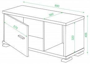 Тумба комбинированная СБ-30/1 в Стрежевом - strezevoi.mebel24.online | фото 2