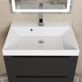 Тумба под раковину Uperwood Tanos 60 см, подвесная, черная матовая в Стрежевом - strezevoi.mebel24.online | фото 11