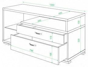 Тумба под ТВ Домино ТК-10М в Стрежевом - strezevoi.mebel24.online | фото 2