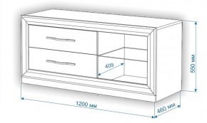 Тумба под ТВ Нобиле КА120 в Стрежевом - strezevoi.mebel24.online | фото 2