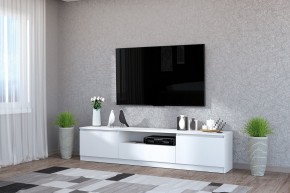 Тумба под ТВ "Хилтон" (Белый текстурный) в Стрежевом - strezevoi.mebel24.online | фото