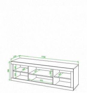 Тумба под ТВ Toivo Кон170 в Стрежевом - strezevoi.mebel24.online | фото 2