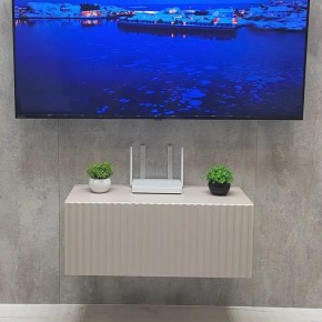 Тумба подвесная под ТВ LINES MTV1-MA 750 Бежевый (Леда-М 10.1.5) в Стрежевом - strezevoi.mebel24.online | фото 5