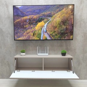 Тумба подвесная под ТВ LINES MTV4-MA 1150 Бежевый (Леда-М 10.1.5) в Стрежевом - strezevoi.mebel24.online | фото 3