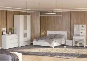 АДЕЛИНА Тумба прикроватная (белый рамух) в Стрежевом - strezevoi.mebel24.online | фото 3