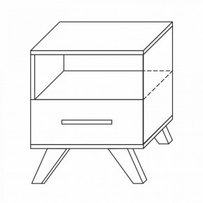 Тумба прикроватная Вега Скандинавия в Стрежевом - strezevoi.mebel24.online | фото 7