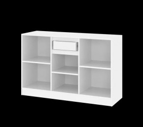 Тумба ТВ малая Парус (Белый/Графит) в Стрежевом - strezevoi.mebel24.online | фото 5