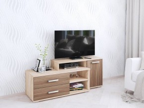 Тумба ТВ Парус-3 дуб сонома/ясень шимо в Стрежевом - strezevoi.mebel24.online | фото