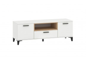 Тумба ТВА НМ 013.43 "Bergen" (Белый/Дуб бунратти) в Стрежевом - strezevoi.mebel24.online | фото