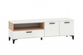 Тумба ТВА НМ 013.44 "Bergen" (Белый/Дуб бунратти) в Стрежевом - strezevoi.mebel24.online | фото