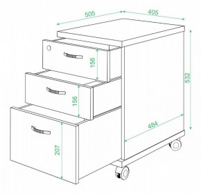 Тумбочка Домино нельсон ТС-2 в Стрежевом - strezevoi.mebel24.online | фото 2