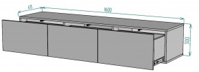 ТВ тумба подвесная TV80 (3 ящика) в Стрежевом - strezevoi.mebel24.online | фото 2