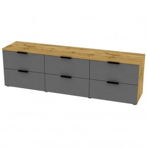 ТВ тумба TV34 (ДВ-Графит) в Стрежевом - strezevoi.mebel24.online | фото
