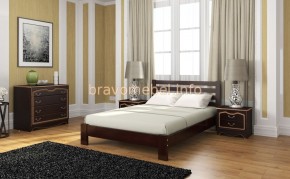 ВЕРОНИКА Кровать из массива 1600 в Стрежевом - strezevoi.mebel24.online | фото 5
