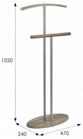 Вешалка для костюма Дэви 2 в Стрежевом - strezevoi.mebel24.online | фото 11