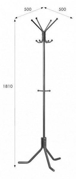Вешалка напольная Пико 3 в Стрежевом - strezevoi.mebel24.online | фото 7