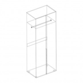 ВИТА Шкаф 2-ств для одежды в Стрежевом - strezevoi.mebel24.online | фото 2