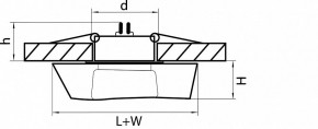 Встраиваемый светильник Lightstar Flutto 006430 в Стрежевом - strezevoi.mebel24.online | фото 3