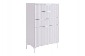 ЗЕФИР Комод (белый муар) в Стрежевом - strezevoi.mebel24.online | фото